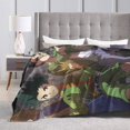 thumbnail image 4 of Hunter × Hunter Blanket, Anime Throw Blanket For Bed Sofa Couch, Super Soft Flannel Blanket For Bedroom Livingroom, 80"X60", 4 of 9