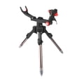 thumbnail image 1 of koolsoo Fishing Rod Holder Foldable Bracket Support Easy to Carry Fishing Pole Stand Gray Short, 1 of 9