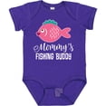 thumbnail image 3 of Inktastic Mommys Fishing Buddy Girls Girls Baby Bodysuit, 3 of 5