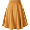thumbnail image 2 of Women's Basic Flared Casual Mini Skate Skirt Versatile Stretchy, 2 of 8