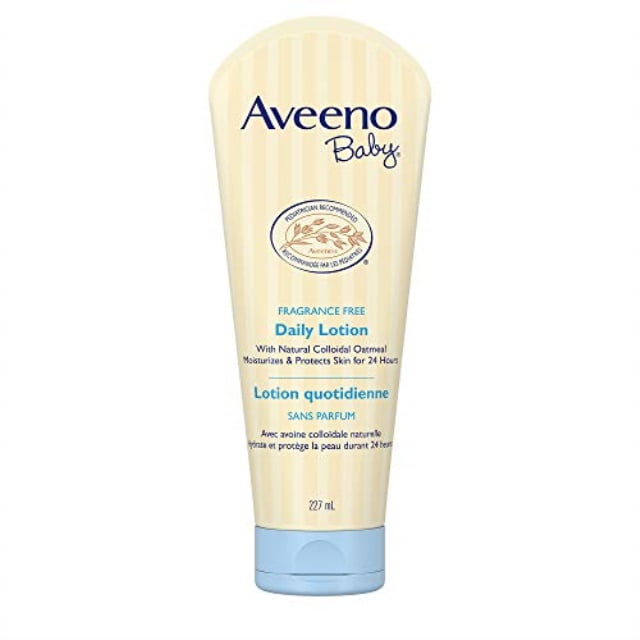 aveeno baby daily lotion with natural colloidal oatmeal, 227ml