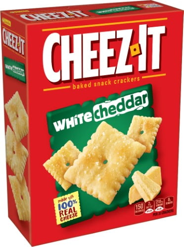Cheez-It Baked White Cheddar Snack Crackers 7 Oz (Pack of 2)