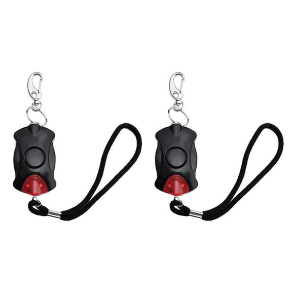 2X 125Db Alerte de Protection Défense Personnelle Sirène Anti-Attaque Sécurité pour Enfants Filles Femmes Âgées