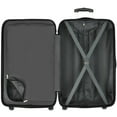 Omni 3Piece Hardside Spinner Luggage Set, Black