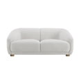 thumbnail image 2 of Oliver Loveseat with Round Back Sloped Arms- Soft White Boucle 68 Inch, 2 of 7