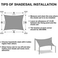 thumbnail image 4 of Square Outdoor Sun Shade, 4 of 5