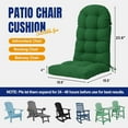 thumbnail image 7 of Outdoor Highback Seat Cushion 43.3"*19.7" Waterproof UV Resistant Inlife Rocking Chair Seat Pad for Dining Chairs, Office, Restaurant, 7 of 7