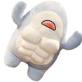 thumbnail image 4 of Shisuyan Stuffed Shark Doll Adorable Muscular Shark Doll Decorative Shark Plaything, 4 of 8