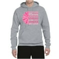 thumbnail image 2 of Wild Bobby, We Don't Know How Strong We are Until Strong is the Only Choice, Breast Cancer Awareness, Unisex Graphic Hoodie Sweatshirt, Heather Grey, Medium, 2 of 4