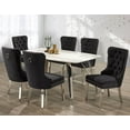 thumbnail image 1 of Cleo 7-Piece Dining Set, Black, 1 of 2