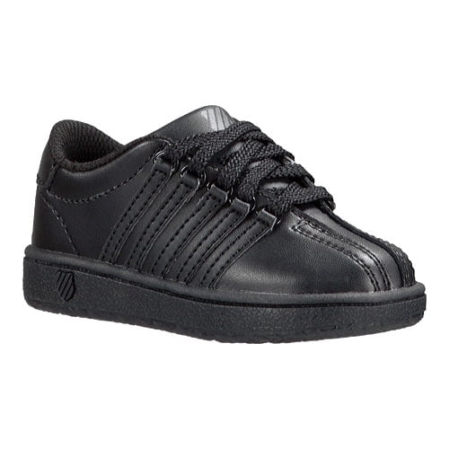 K-Swiss Kid's Classic VN Sneaker, Black/Black, 4, M