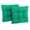 Emerald, variant on Blazing Needles 19-inch Squared Spun Polyester Tufted Dining Chair Cushion (Set of Two)