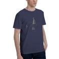 thumbnail image 2 of Acoustic Guitar Men'S Basic Short Sleeve T-Shirt Navy Blue Xx-Large, 2 of 5