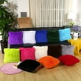 thumbnail image 3 of LHWEN Colorful Solid Cushion Cover Plush Pillow Case for Home Sofa Lumbar Decoration Spandex Material 43x43cm Multiple Colors Available and Perfect for Home Decor 1PC, 3 of 6