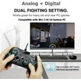 thumbnail image 4 of Wired Controller for Xbox One, Wired Xbox One Game Controller with Dual Vibration and Advanced Design USB Gamepad Joypad Controller for Xbox One/ S/ X/ PC with Win 7/8/10 (Black), 4 of 9