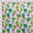 thumbnail image 4 of oneOone Rayon White Fabric Kawai Sewing Craft Projects Fabric Prints By Yard 56 Inch Wide, 4 of 5