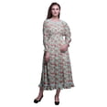 thumbnail image 1 of Bimba Robe de Plage Maxi Longue d'Été Bohème Gitane Imprimée Florale pour Femmes-Moyenne, 1 of 5