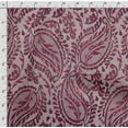 thumbnail image 4 of Soimoi Asian Paisley Printed, Japan Crepe SatinFabric, by The Yard 54 Inch Wide, Decorative Sewing Fabric for Dresses Kimonos Gowns, Magenta, 4 of 5