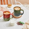 thumbnail image 5 of 12oz Glaze Ceramic Coffee Mug - Artisan Coffee Cup for Tea & Hot Cocoa - Birthday & Holiday Gift, 5 of 10