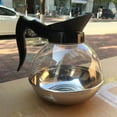 thumbnail image 2 of Bamboohart Bouilloire en Acier Inoxydable, Carafes à Café en Verre, Induction, Gaz, 2.1L-3L, 2 of 6