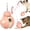 Pink, variant on Cat Treat Interactive Toy, Indoor Puzzle Slow Feeding Mental Stimulation Sliding Rolling Cat Toy Ball with Cat Teaser, Cat Treat Dispenser Toy for Large, Medium and Small Cats (Green, ladybug)