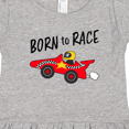 thumbnail image 4 of Inktastic Born to Race- Red Race Car Girls Toddler Dress, 4 of 5