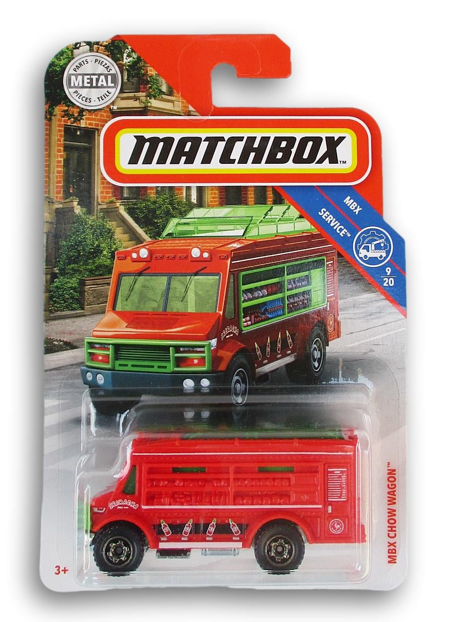 Matchbox Collectible Cars Chow Wagon Red MBX Service 9/20