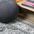 thumbnail image 6 of JONATHAN Y MODERN PERSIAN Palmette Floral Area Rug, 3 x 5, Gray/Cream, 6 of 11