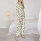 thumbnail image 3 of Balery Keys1 Conjunto de Pijama con Estampado para Mujer, Conjunto de Dos Piezas con Manga Larga, Ropa de Dormir Suave con Bolsillos, Pijamas Cómodos-Medium, 3 of 7