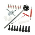 thumbnail image 4 of Desgaste de cambio rápido de la herramienta del instalador del equipo de herramientas de la válvula del neumático rendimiento resistente alto Negro 22 Piezas, 4 of 8