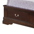 thumbnail image 4 of Glory Furniture Louis Phillipe Full Storage Bed in Cappuccino, 4 of 13