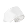 thumbnail image 2 of Corbatas de caballero de 5 cm de color liso para cosplay, escenario, decoración de ropa, fiesta, disfraz, color blanco, 2 of 7