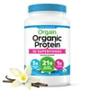 Orgain Organic Vegan 21g Protein Powder + 50 Superfoods, Plant Based, Vanilla Bean 2.7lb