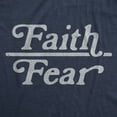 thumbnail image 2 of Mens Faith Over Fear T Shirt Cute Religion Faithful Empowerment Novelty Tee Graphic Tees, 2 of 9