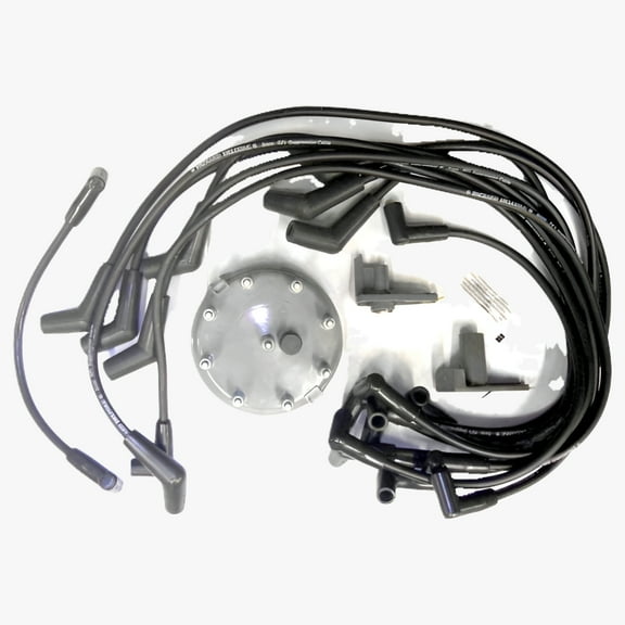 Ignition Tune-Up Kit - Spark Plug Wire Set, Distributor Cap and Rotor - Compatible with 1985 - 1987, 1993 - 1995 Ford F-150 V8 1986 1994