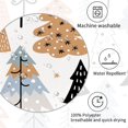 thumbnail image 6 of Christmas Shower Curtain, Blue Merry Christmas Tree Bathroom Curtains Accessory, Winter Xmas Holiday Waterproof Fabric Shower Curtains Set for Bathroom Decor Set 72x72 Inch, 6 of 6