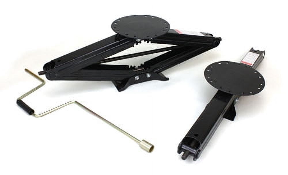 Lippert Scissor Jack, Metal 1 lb, 6,000 lb, RV Stabilizers with Rust-Prohibitive Finish, 2 Pack