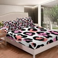 Pink Cheetah Print Bed Sheets Leopard Queen Fitted Sheet Africa