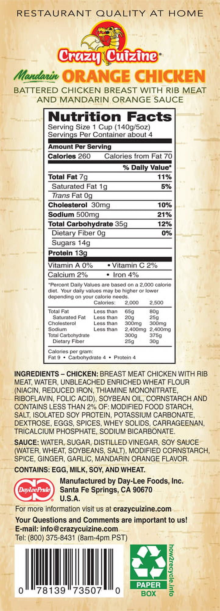 Orange Chicken Costco Calories: Unveiling the Nutritional Facts