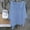Sky Blue, variant on ZJXFGS Plain Tshirts For Women Boho Tops For Women Cotton Blouses For Women Long Sleeve Shirtsplus Size Womens Clothing Long Sleeve Blouse Pink S