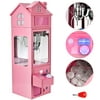 JORUGUNA Mini Claw Crane Machine Candy Toy Catcher Shake-Proof Grabber Carnival Charge Play Mall 110V, Pink