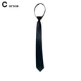 thumbnail image 4 of Necktie For Men Women Tie For Boys Girls Suits 5cm SolidTies Slim Gravatas Tiie Rubber Girls Tie Pre-tied, 4 of 9