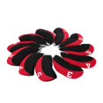 thumbnail image 1 of Cubierta de cabeza de hierro perfecl para Golf 11 piezas numeradas rojo, 1 of 8