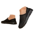 thumbnail image 1 of Dakaela Women's Walking Shoes Mesh Slip on Tennis Shoes Comfortable Hands Free Mules Sock Sneakers Black 6, 1 of 8