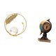 thumbnail image 5 of Estatua de bola de cristal, globo terráqueo, reloj de mesa, figura decorativa de resina y hierro, ideal para la oficina o el hogar, regalo o decoració, 5 of 8