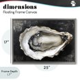 thumbnail image 4 of Stupell Industries Transitional Black Oyster Pearlescent Shell Gray Floating Frame Canvas Art, 25 x 17, by LSR Design Studio, 4 of 8