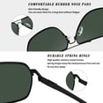 thumbnail image 6 of Joopin Pilot Polarized Sunglasses for Men Women, Classic Trendy Metal Frame Aviation Sun Glasses, 6 of 8