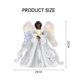 thumbnail image 3 of Christmas Tree Topper with Light 2D Acrylic Angel Reusable Xmas Tree Top Decor Festival Party Ornament, 3 of 3