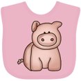 thumbnail image 3 of Inktastic Cute Little Pig Boys or Girls Baby Bib, 3 of 4