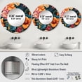 thumbnail image 4 of Designart "Paradise In The Tropics II" Floral Rund Mirror For Wall Decor - Large Multicolor Round Print Mirror - Round Cottage Mirror - Wall Mounted Round Large Mirror - 23" x 23", 4 of 6